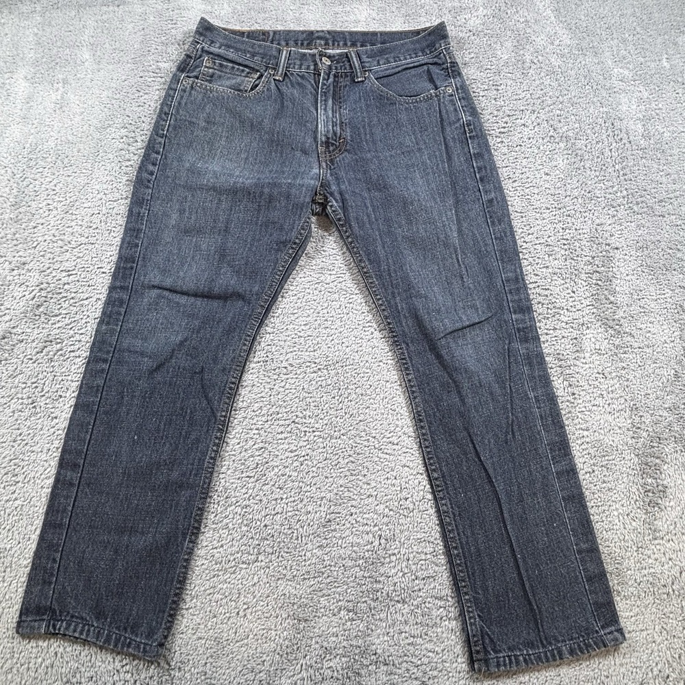 Levi's 505 Men's Jeans Size 32x30 (Hemmed To 24.5") Med Wash Blue Straight Leg